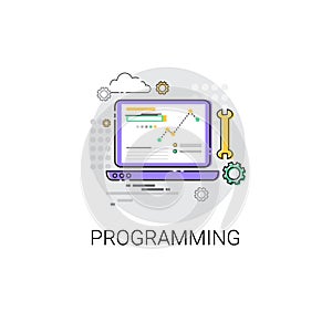 Software Development Computer Programming Device Technology Icon