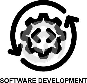 software development, life cycle, lifecycle, sdlc, application, programming, coding outline icon