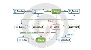Software Development Life Cycle Process Diagram