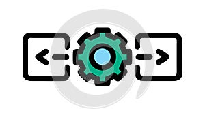 Software Development Process, Coding and Engineering, vector design Generative AI