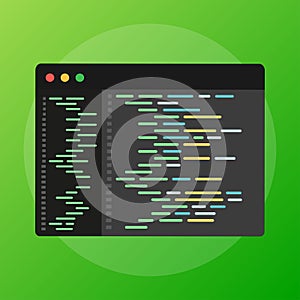Software development, programming, coding vector concept. Isometric vector illustration. Landing page concept.