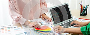Software development programming on computer screen for brisk application