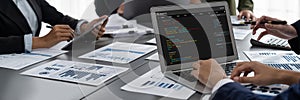 Software development programming on computer screen for brisk application