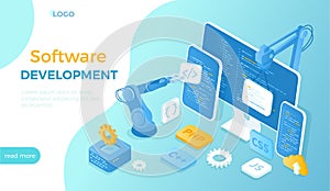 Software Development. Programming, engineering, coding. Testing and bug fixing. Creating new applications, programs, frameworks.