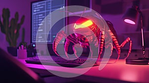 A software development studio where bugs take physical form as impossible creatures debugged by coders