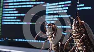 A software development studio where bugs take physical form as impossible creatures debugged by coders