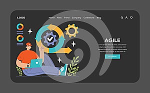 Software development web banner or