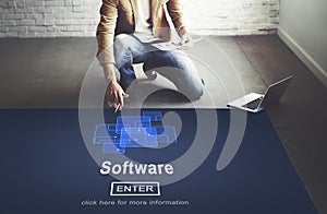 Software Digital Electronics Internet Programs Concept