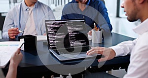 Software Engineer Developer Using Laptop Computer