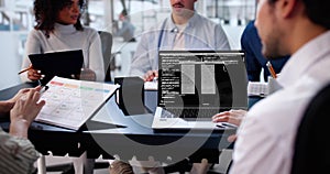 Software Engineer Developer Using Laptop Computer