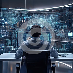 Software engineer developing global network security system