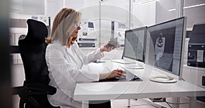 Software Engineer Using 3D Design