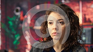 Software expert at workstation programming on pc and writing lines of code