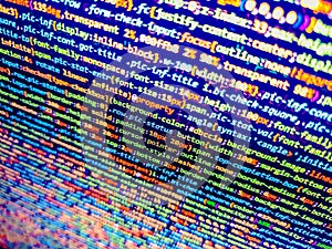 Software and PHP and field, Web develop company web interface icon for software design concept, Internet app development and