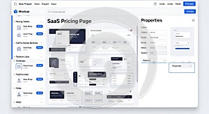 Software Pricing Page User Interface Design