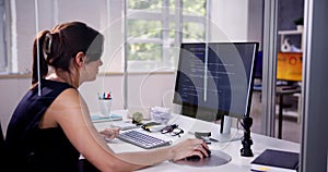 Software Programmer Or Coder Woman