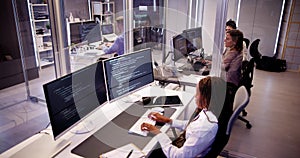 Software Programmer Or Coder Woman