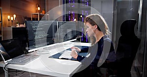 Software Programmer Or Coder Woman