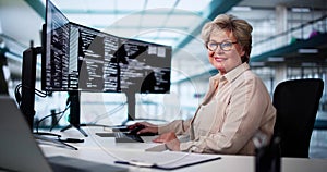 Software Programmer Or Coder Woman