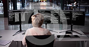 Software Programmer Or Coder Woman