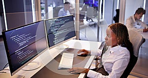 Software Programmer Or Coder Woman