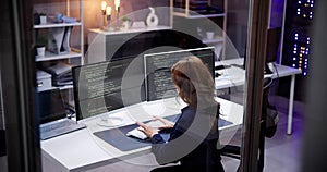 Software Programmer Or Coder Woman