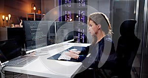 Software Programmer Or Coder Woman