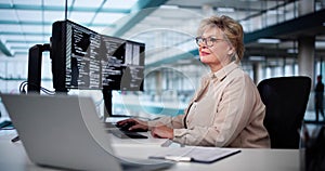 Software Programmer Or Coder Woman