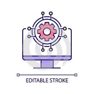 Software programming RGB color icon