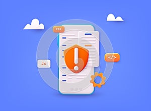 Software quality assurance with Debug coding problems. Code review automation test. Bug testing and QA process with error