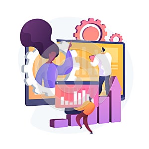 Software renovation vector concept metaphor.