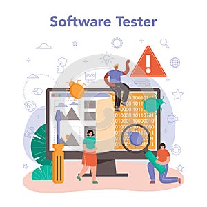 Software tester. Application or website code testing.