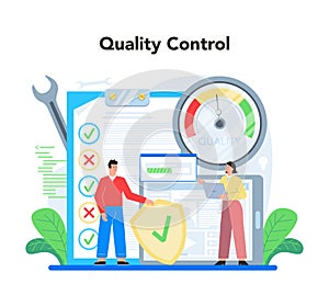 Software testing concept. Application or website code test process.