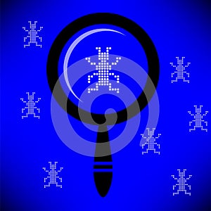 Software Testing Concept. Computer Virus