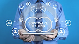 Software Testing. Internet, Business, Technology Concept