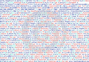 Software. Web Developer Programming Code. Javascript Random Parts of Program Code.