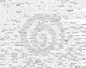 Software. Web Developer Programming Code. Javascript Random Parts of Program Code.