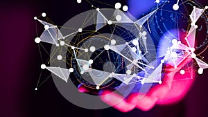 A Software, web development, programming concept. Abstract Programming