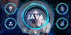 Software, web development, programming concept. Programming languages java and program. Software development