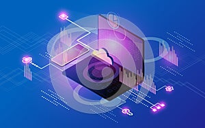 Software, web development, programming concept