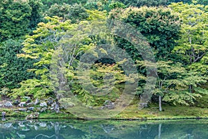 Sogenchi Garden at Tenryu-ji temple.