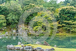 Sogenchi Garden at Tenryu-ji temple gardens.