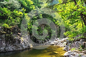 Sogeumgang creek in Odaesan NP