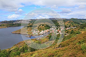 Sogndalstrand town in Rogaland, Norway photo