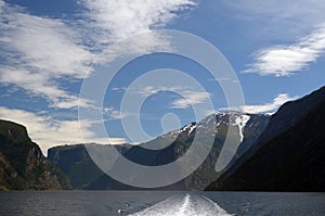 Sognefjord / travel at summer day