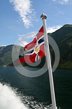 Sognefjord / travel at summer day