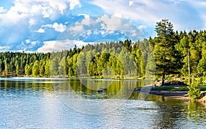 Sognsvann lake north of Oslo