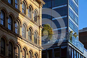 Soho building facades. New York City, Manhattan, Soho