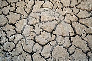 Soil drought cracks texture background for design