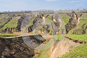 Soil erosion in Ukraine